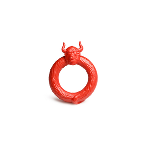 Beast Mode - Silicone Cock Ring - Red