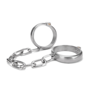 Heavy Duty Ankle Cuffs - Silver