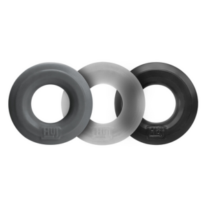 Huj3 - Cockring 3-pack - Tar / Ice / Stone