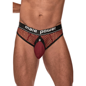 Cock Ring Thong - L/XL - Burgundy