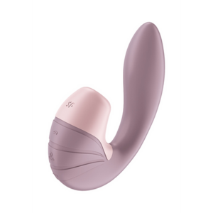 Supernova - Insertable Double Air Pulse Vibrator - Old Rose