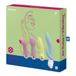 Marvelous Four - Vibrator with Different Attachments