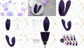 Yuki - Dual Motor G-Spot Vibrator with Massaging Beads - Purple