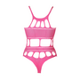 Body met Griekse Halslijn - Grote Maten - Neon Roze