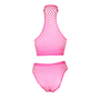 Turtle Neck en High Waist Slip - One Size - Neon Roze