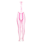 Bodystocking met Halterneck - One Size - Neon Pink