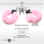 Cuffed in Fur - Furry Handcuffs - Pink