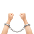 Heavy Duty Hand Cuffs - Silver_