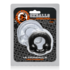 Ultraballs - 2-pack Nodule Pressure Cockrings - Black / Clear_