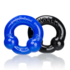 Ultraballs - 2-pack Nodule Pressure Cockrings - Black / Police Blue_