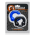 Ultraballs - 2-pack Nodule Pressure Cockrings - Black / Police Blue_