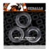 Willy Rings - 3-pack Stretchy Cockrings - Clear_