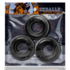 Fat Willy - 3-pack Jumbo Cockrings - Black_