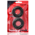 Stiffy - 2-pack No-Roll Cockrings - Tar Ice_