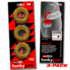 Super Huj - 3-pack Stretchy Cockrings - Bronze Metallic_