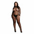 Bodystocking Fishnet Structure - Open / Turtle - OSX - Black_