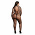 Bodystocking Fishnet Structure - Open / Turtle - OSX - Black_