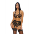 Come See Me - Mesh Lingerie Set - XL_