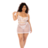 Two-in-One Babydoll and Two Piece Set - L/XL - White_