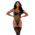 This and That - Contrast Lingerie Set - XL - Black_