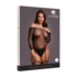 Glimmende bodystocking met blote schouders_