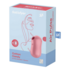 Cotton Candy - Double Air Pulse Vibrator - Light Red_