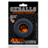 Axis - Inner Ribbed Griphold Cockring - Black Ice_