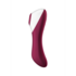 Dual Crush - Insertable Double Air Pulse Vibrator - Wine Red_